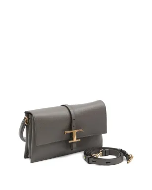 Tod's T Timeless フラップショルダーバッグ - グレー - サムネイル2