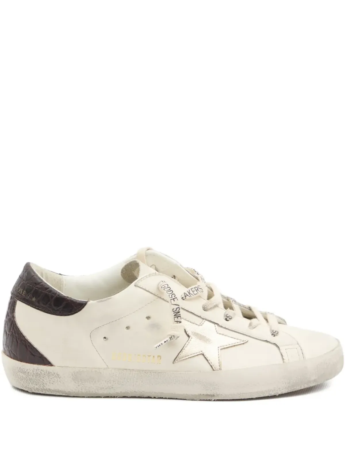 Golden Goose スーパースター クロコダイルエフェクトスニーカー - 画像1