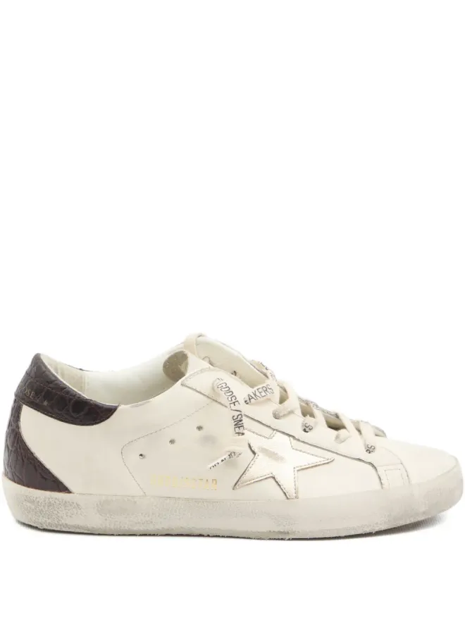 Golden Goose Golden Goose スーパースター クロコダイルエフェクトスニーカーの商品画像