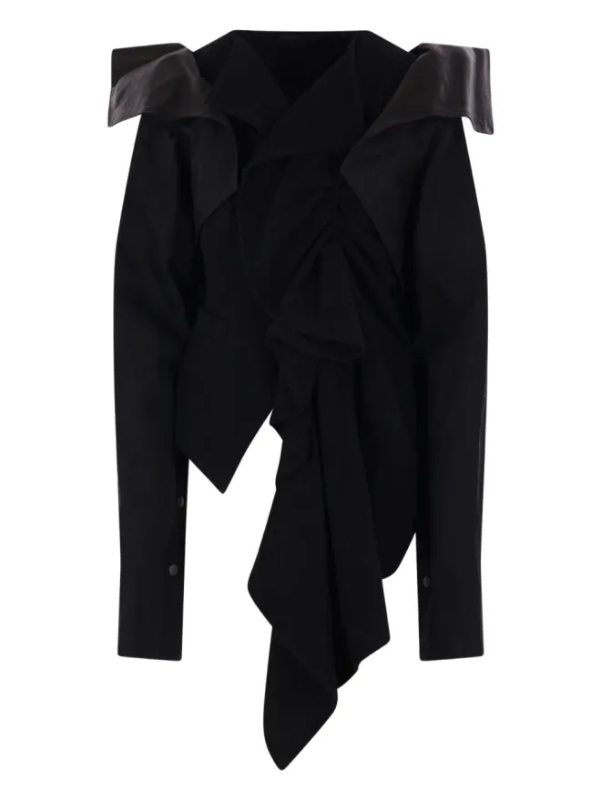 YOHJI YAMAMOTO Yohji Yamamoto draped jacketの商品画像
