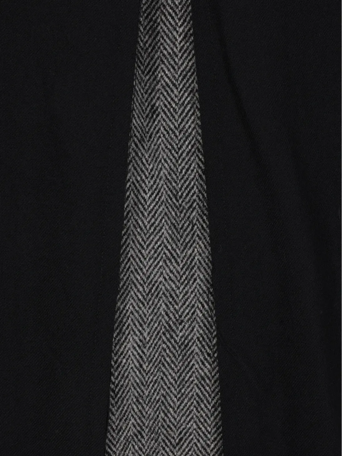 Yohji Yamamoto ヘリンボーン ボタン留め コート - 画像3