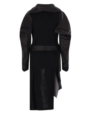 Yohji Yamamoto ベルト付きパフスリーブコート - サムネイル2