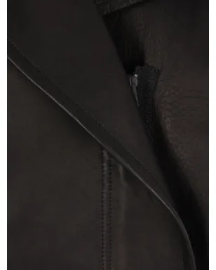 Yohji Yamamoto ベルト付きパフスリーブコート - サムネイル4