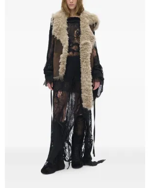 Ann Demeulemeester Aleid シアリングカラー付きジレ - サムネイル2