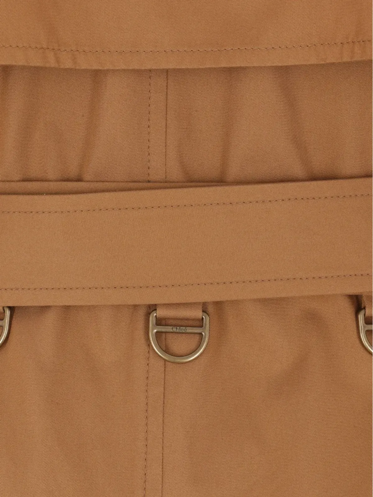 Chloé ダブルブレストベルト付きトレンチコート - 画像4