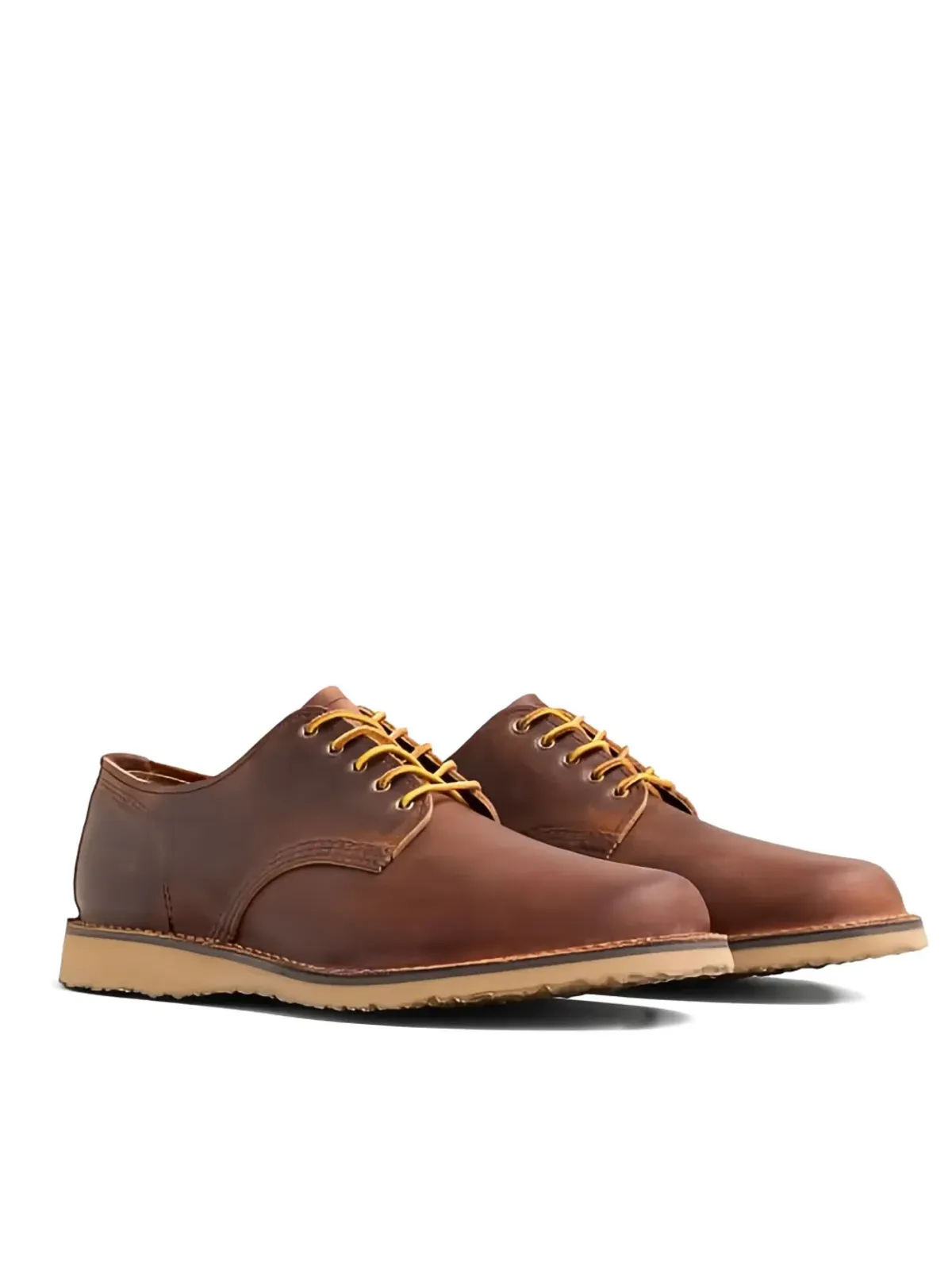 Red Wing Shoes Weekender Copper Rough & Tough ブラウン オックスフォードシューズ - 画像2