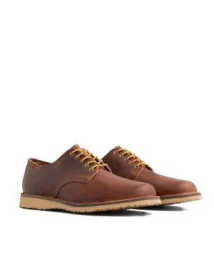Red Wing Shoes Weekender Copper Rough & Tough ブラウン オックスフォードシューズ - サムネイル2