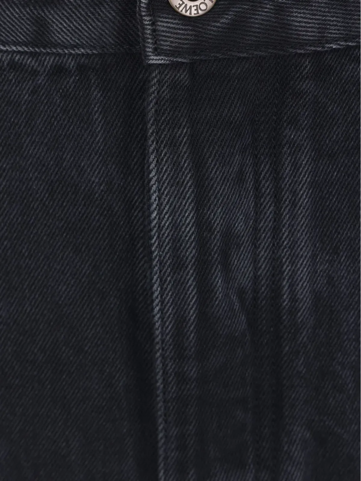 LOEWE アナグラム刺繍デニムジーンズ - ブラック - 画像3