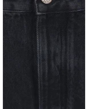 LOEWE アナグラム刺繍デニムジーンズ - ブラック - サムネイル3