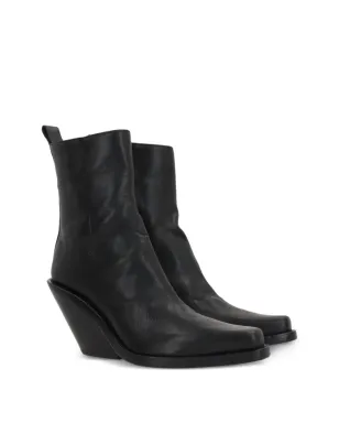 Ann Demeulemeester カーフレザー ブーツ - サムネイル2