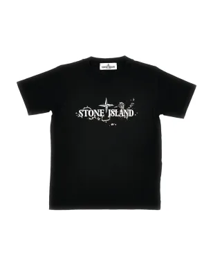 Stone Island Junior クルーネック ロゴプリント Tシャツ - サムネイル1