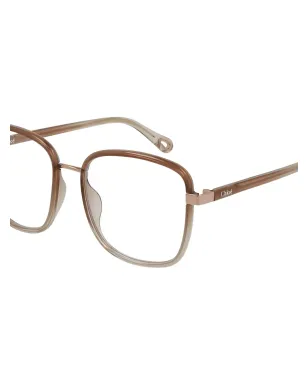 Chloé Eyewear CH0034O スクエアフレーム眼鏡 ブラウン - サムネイル2