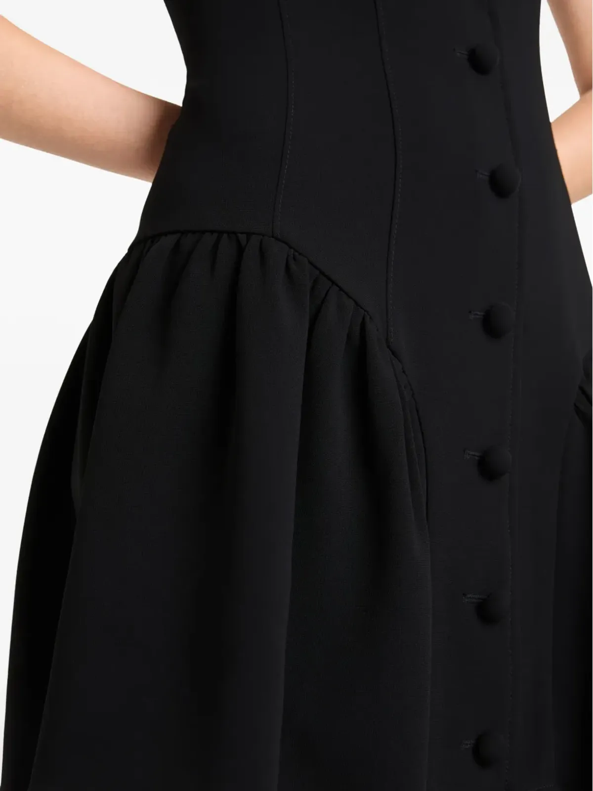 Cinq A Sept Royce button-front ruffled dress - 画像5