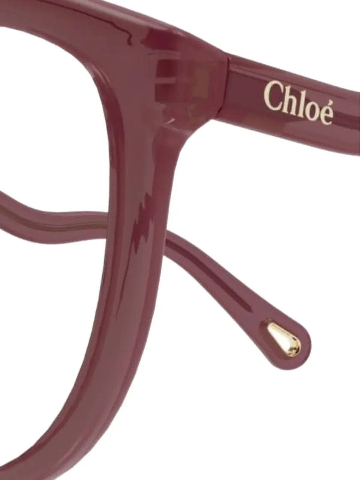 Chloé Eyewear CH0089O メガネ レッド - 画像3
