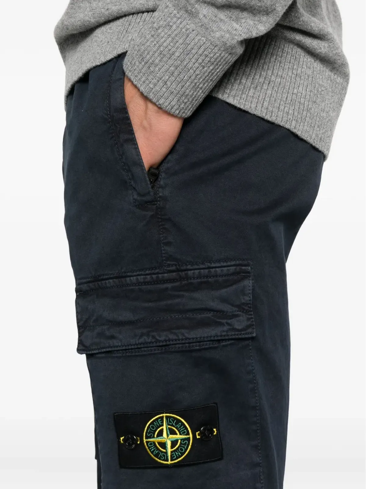 Stone Island エラスティックカフカーゴパンツ - 画像5