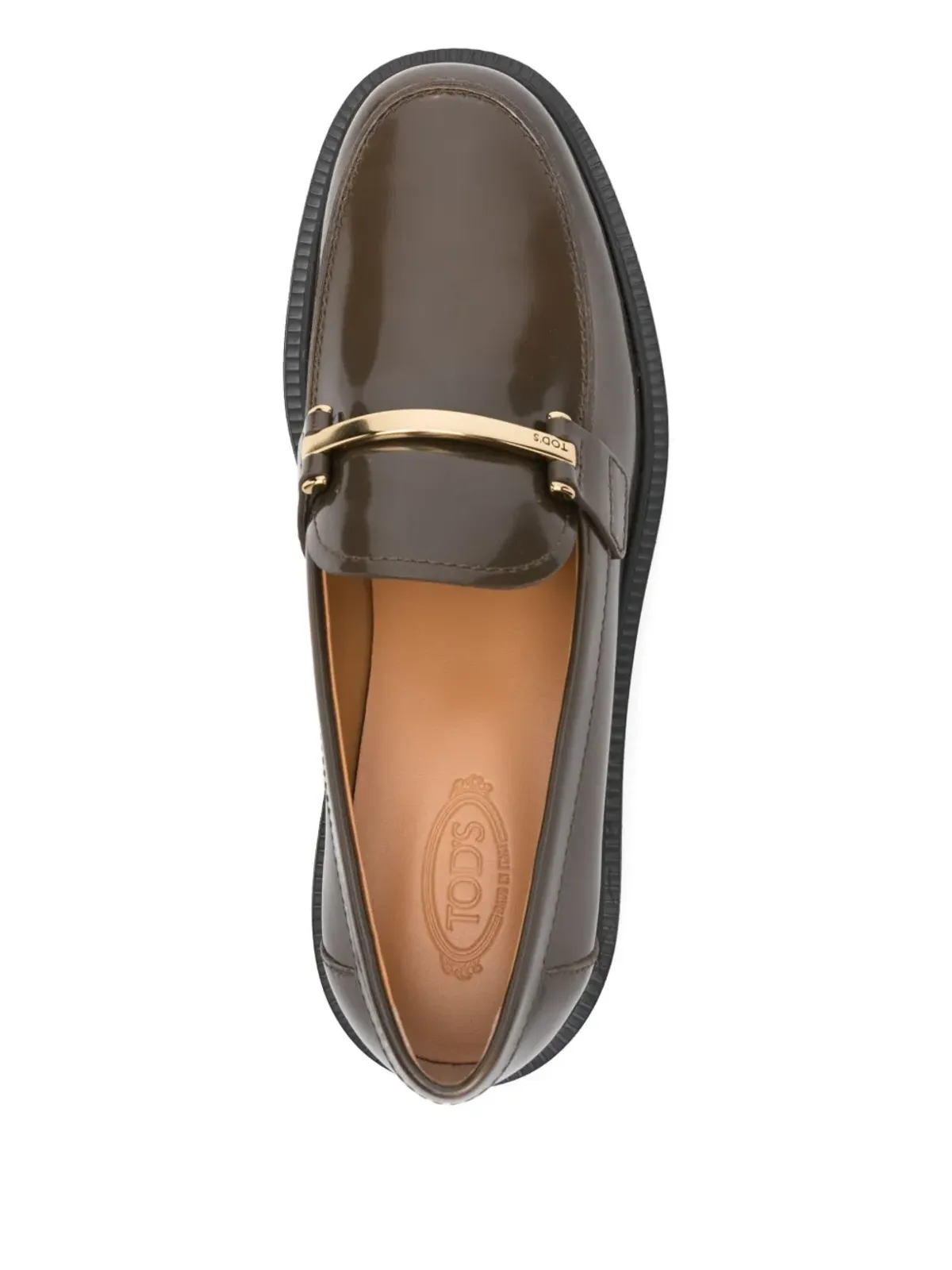 Tod's 35mmバー・ディテール ローファー ブラウン - 画像4