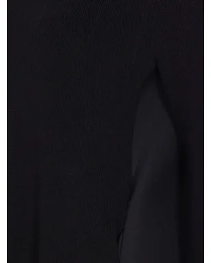 sacai ニットパネルのフリル ミニドレス - サムネイル3