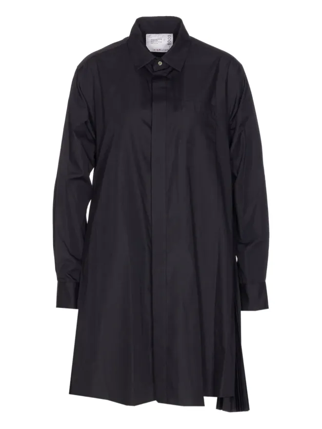 sacai sacai ボタンダウンミニシャツドレスの商品画像