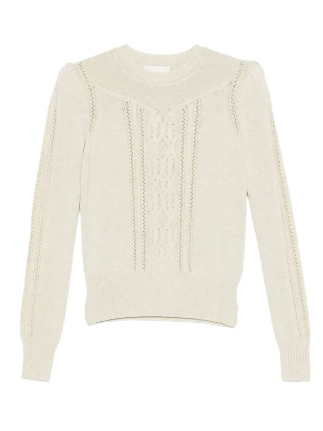 MARANT ÉTOILE MARANT ÉTOILE ケリア ケーブルニット アイレットディテール セーターの商品画像