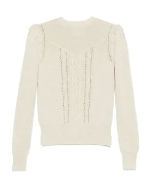 MARANT ÉTOILE ケリア ケーブルニット アイレットディテール セーター - サムネイル2