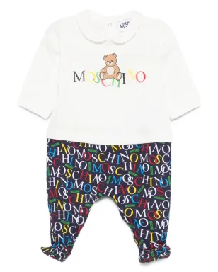 Moschino Kids テディーロゴプリント パジャマ - サムネイル1