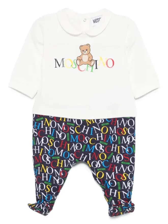 Moschino Kids Moschino Kids テディーロゴプリント パジャマの商品画像