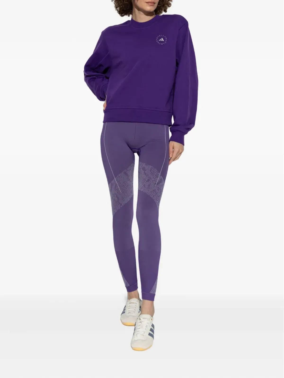 adidas by Stella McCartney シームレス・スネークプリント レギンス - 画像2