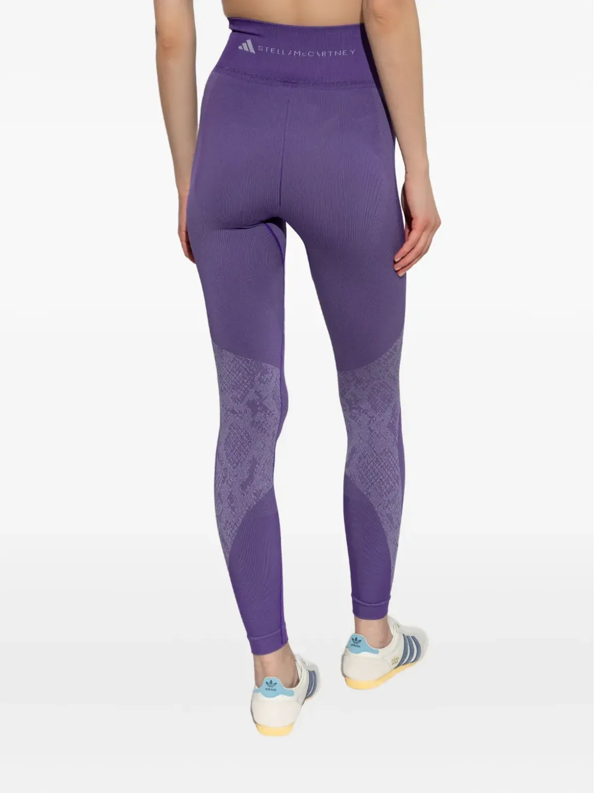 adidas by Stella McCartney シームレス・スネークプリント レギンス - 画像4