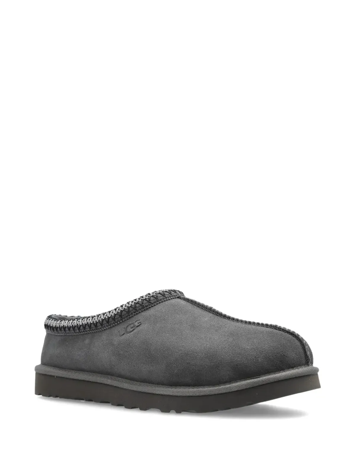 UGG Tasman braided-trim slipper boots - Grey - 画像2
