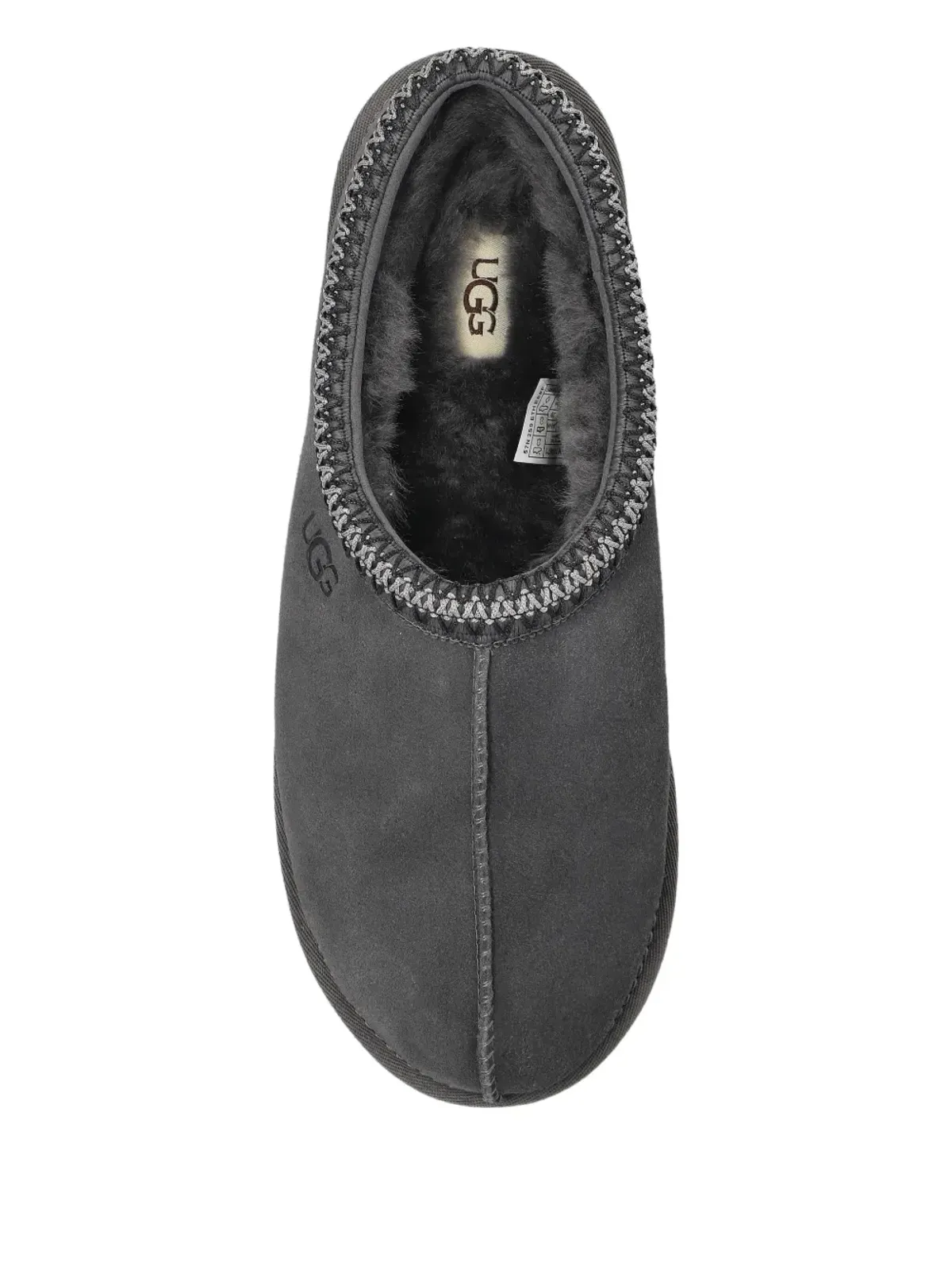 UGG Tasman braided-trim slipper boots - Grey - 画像4