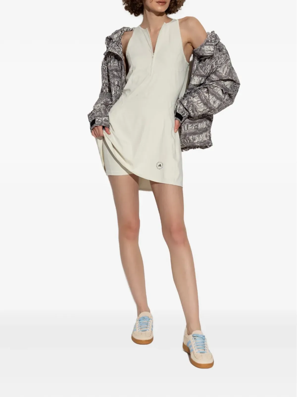adidas by Stella McCartney クロコダイルプリント フード付きジャケット - 画像2
