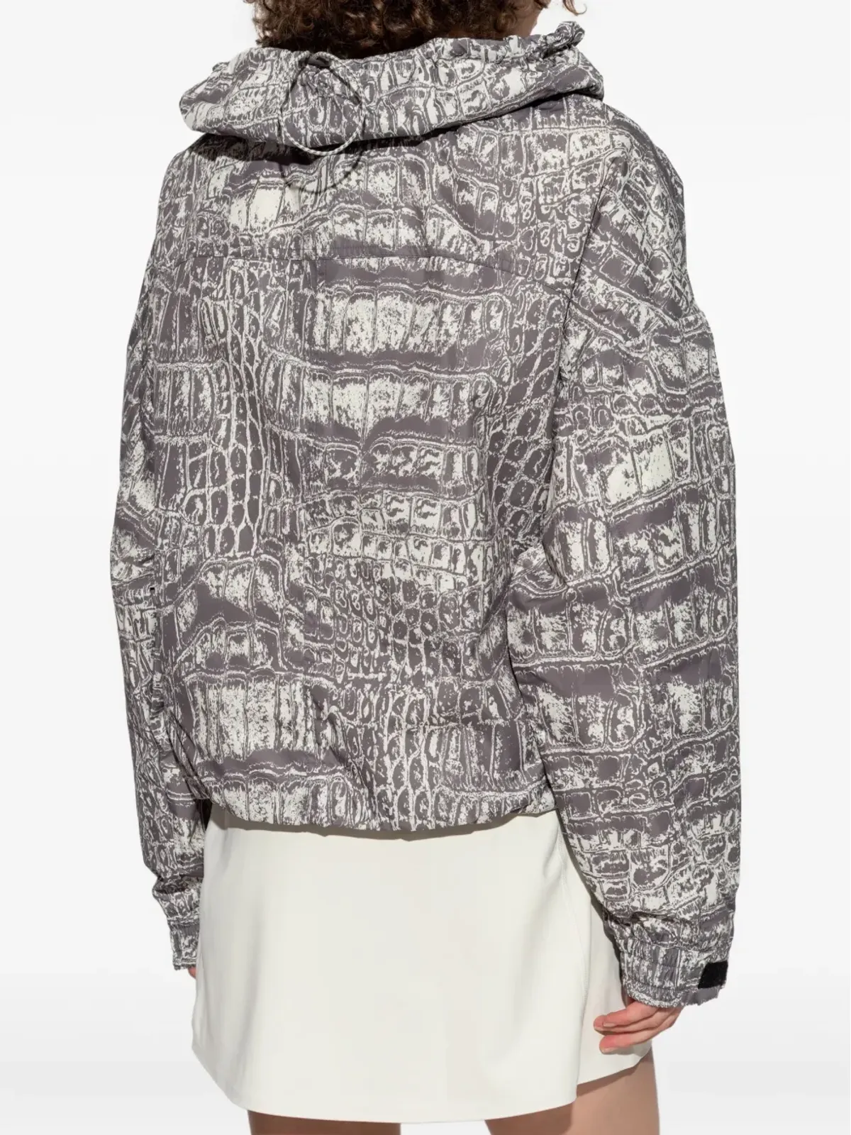 adidas by Stella McCartney クロコダイルプリント フード付きジャケット - 画像4