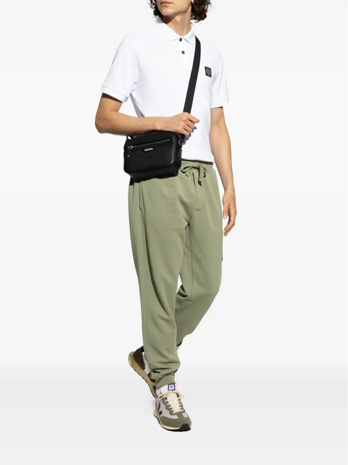 Stone Island パッチポケット付きコットン・トラックパンツ - 画像2