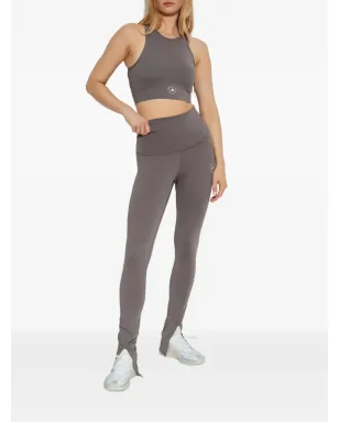 adidas by Stella McCartney ロゴプリント split-hem レギンス - サムネイル2
