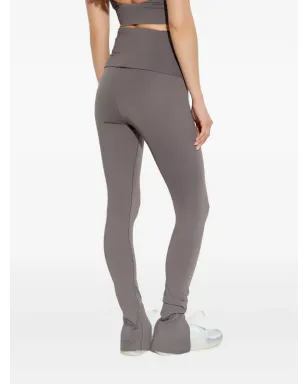 adidas by Stella McCartney ロゴプリント split-hem レギンス - サムネイル4