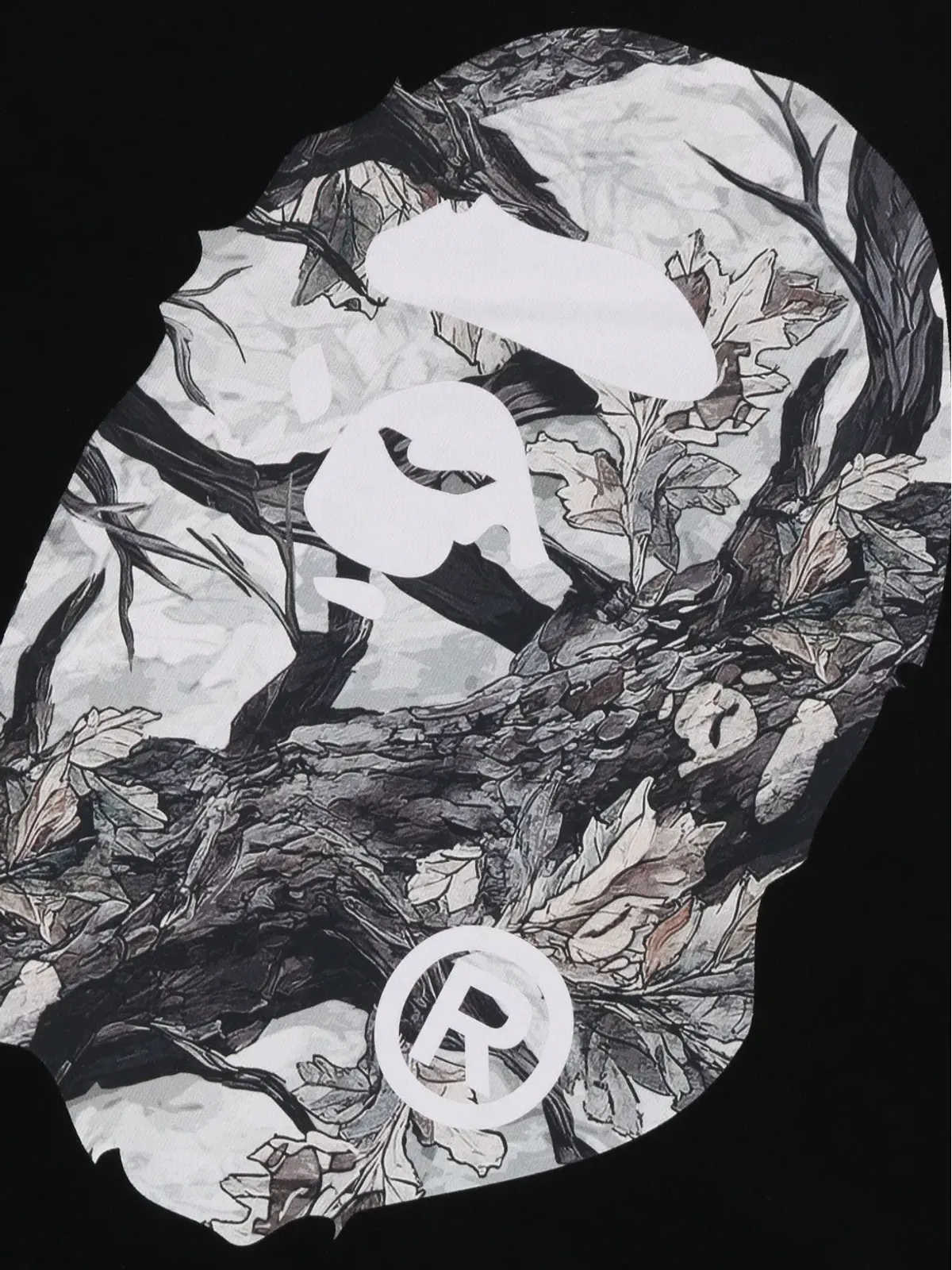 A BATHING APE® グラフィックプリント長袖Tシャツ - ブラック - 画像3