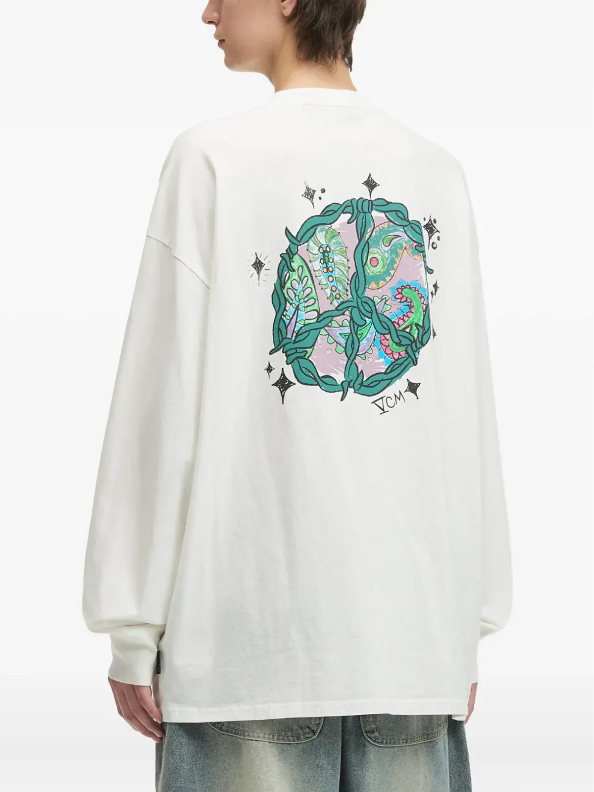 FIVE CM 長袖Tシャツ - White - 画像4