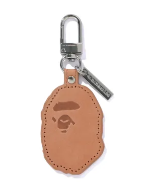 A BATHING APE® Ape Head レザー キーホルダー - サムネイル2