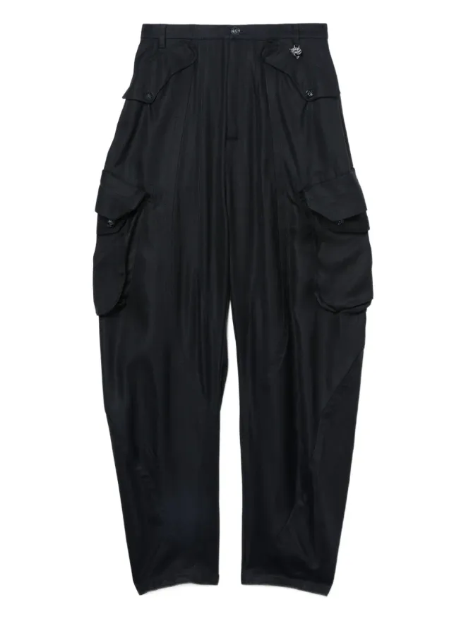 Pucci PUCCI カーゴポケット テーパードパンツ（ブラック）の商品画像