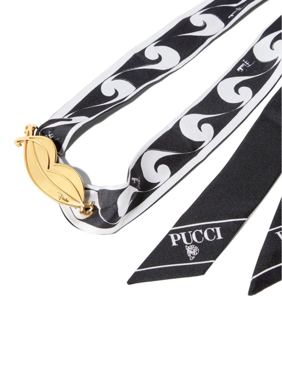 PUCCI スカーフ付きリップリング・チョーカー - 画像3