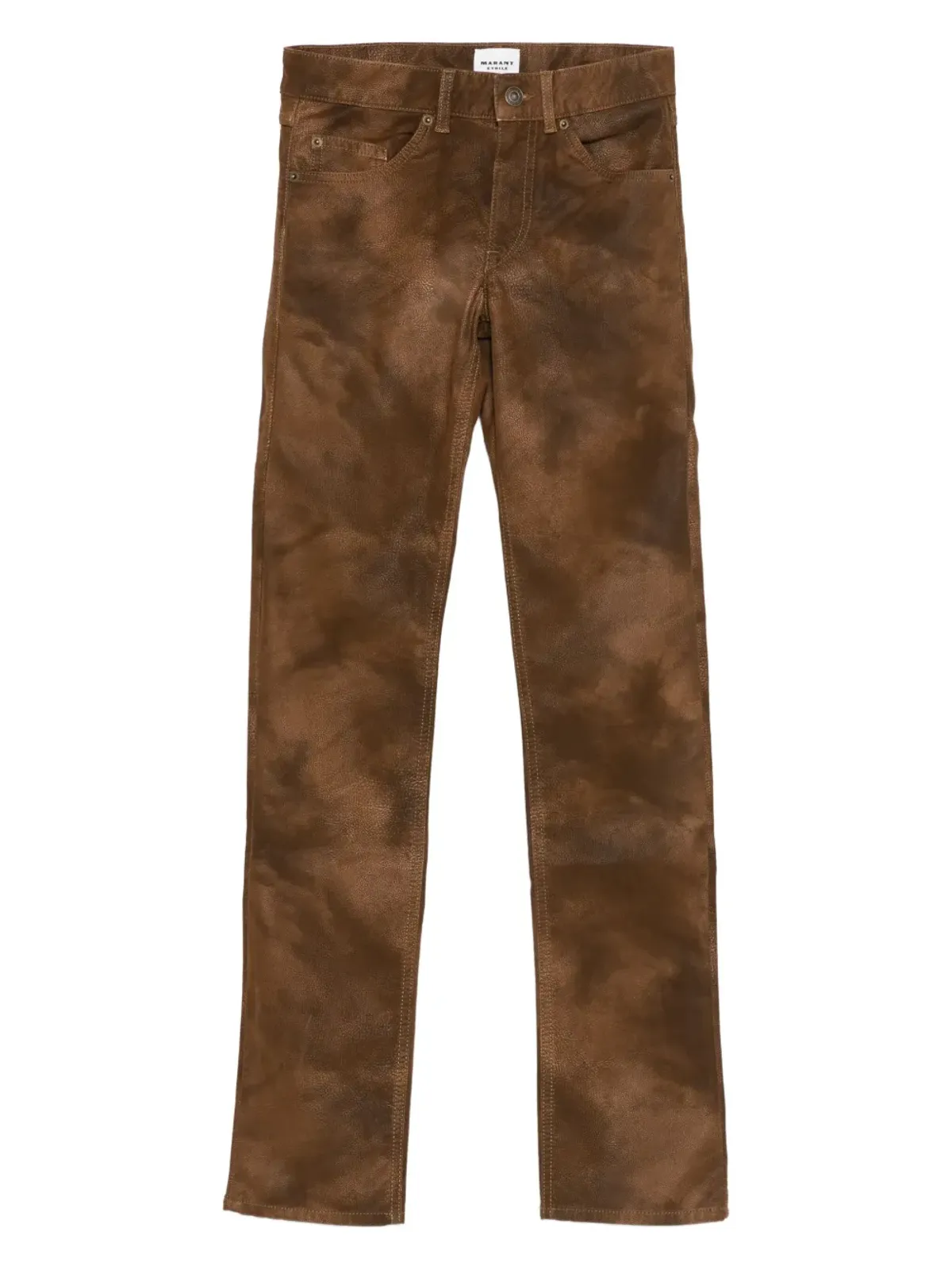 MARANT ÉTOILE Kelsie レザー風パンツ - 画像1