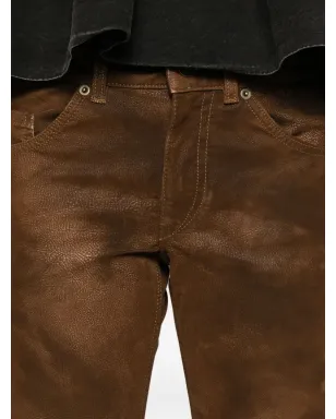 MARANT ÉTOILE Kelsie レザー風パンツ - サムネイル5