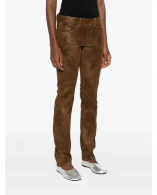MARANT ÉTOILE Kelsie レザー風パンツ - サムネイル3