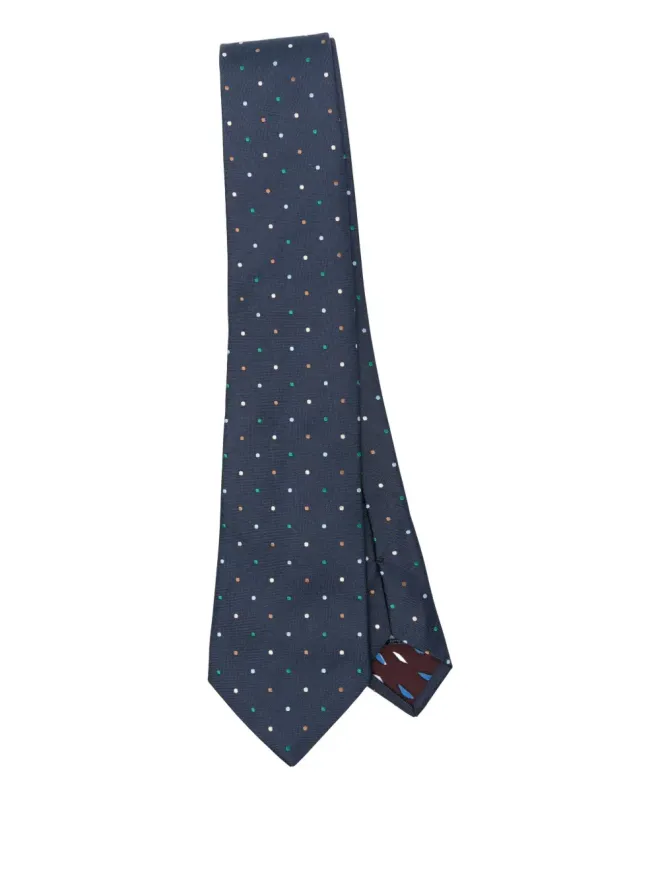 Paul Smith Paul Smith ポルカドット柄シルクタイの商品画像