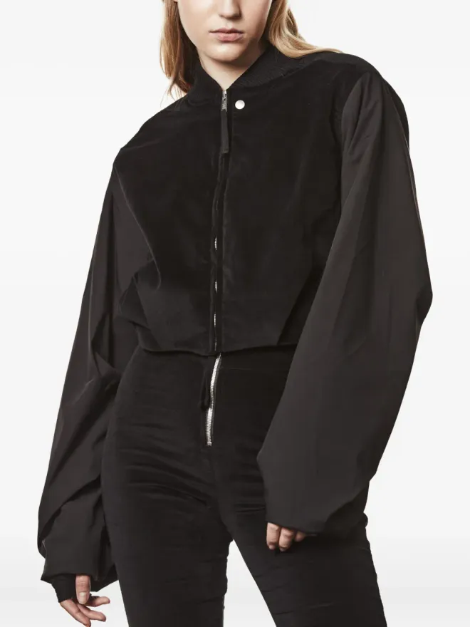 thom/krom Thom Krom ベルベット クロップド ジップフロント ジャケットの商品画像