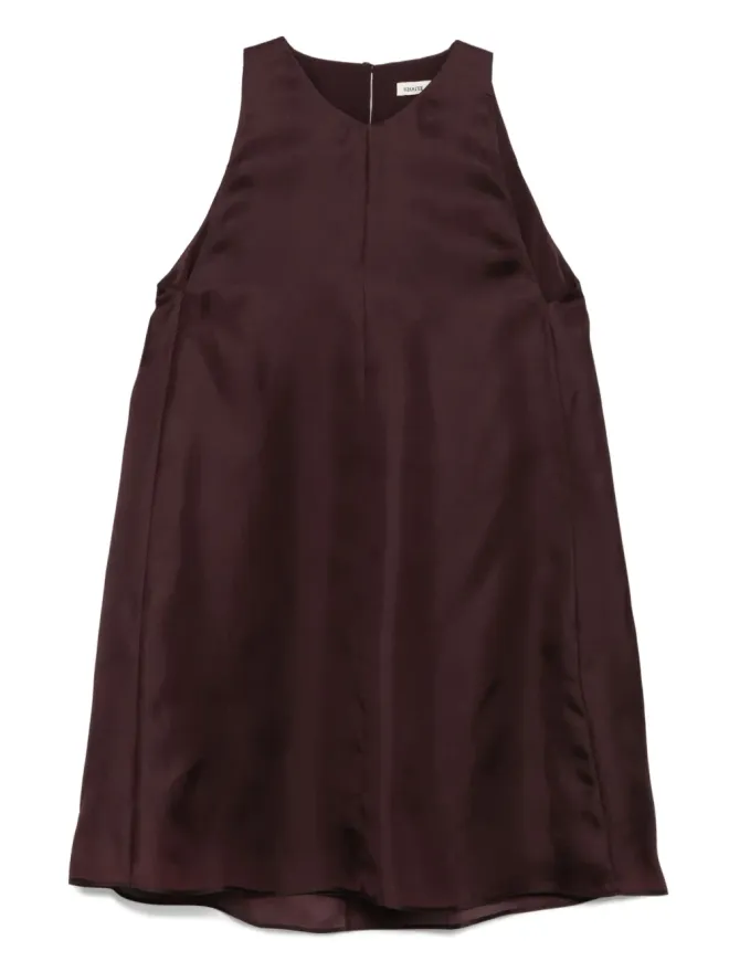 KHAITE KHAITE クレイカラー ノースリーブ シルク ドレスの商品画像