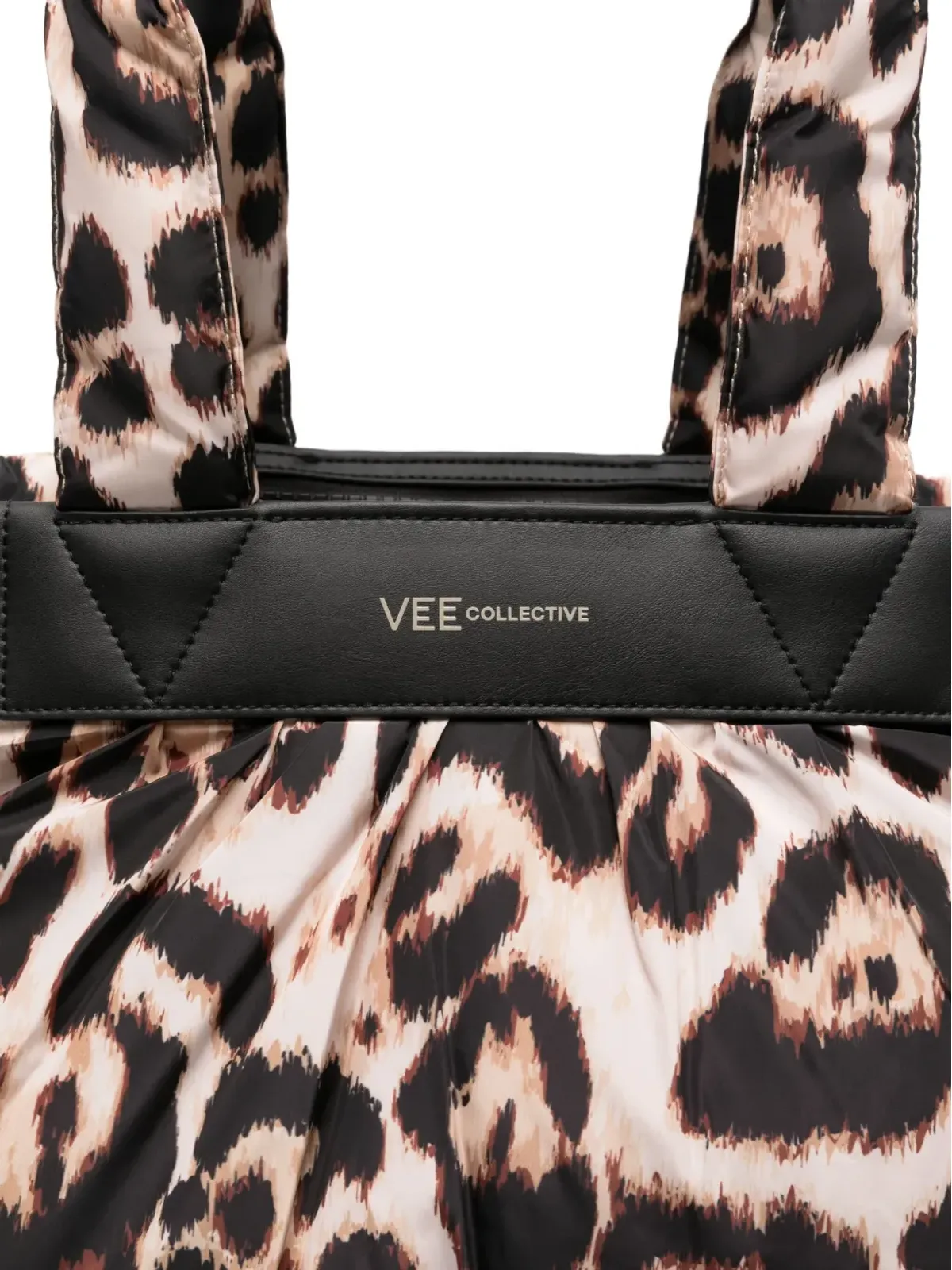 VeeCollective カバ レオパード柄 トートバッグ - 画像3