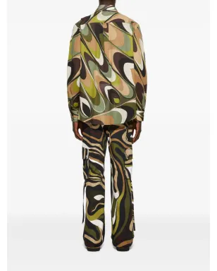 PUCCI マルモプリントカーゴパンツ（グリーン） - サムネイル4