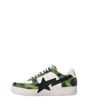 A BATHING APE® 迷彩スター スニーカー - グリーン - サムネイル3