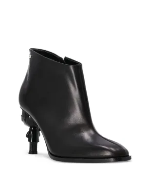 Karl Lagerfeld Ikon Karl-heel レザー アンクルブーツ - サムネイル2